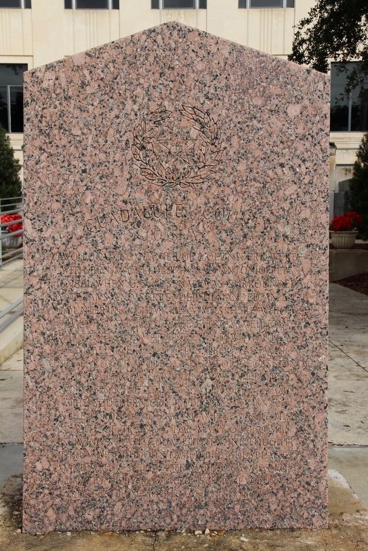 Guadalupe County, C.S.A. Marker Front. Click for full size. Guadalupe County, C.S.A. Marker Front image. Click for full size.