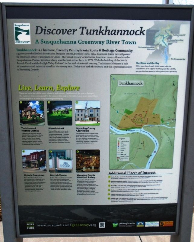 Discover Tunkhannock Marker image. Click for full size.