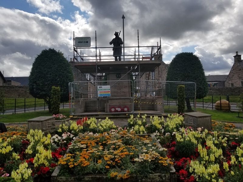 Gordon Highlanders Memorial. Click for full size. Gordon Highlanders Memorial image. Click for full size.