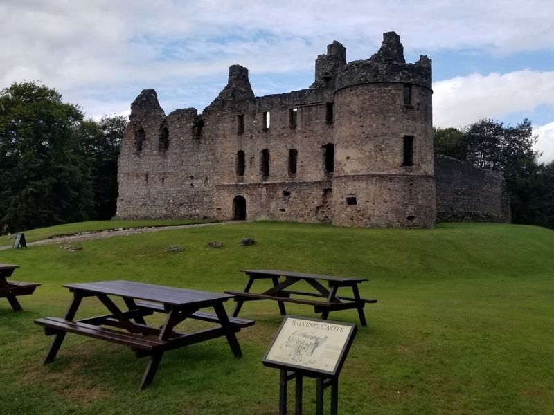 Balvenie Castle. Click for full size. Balvenie Castle image. Click for full size.