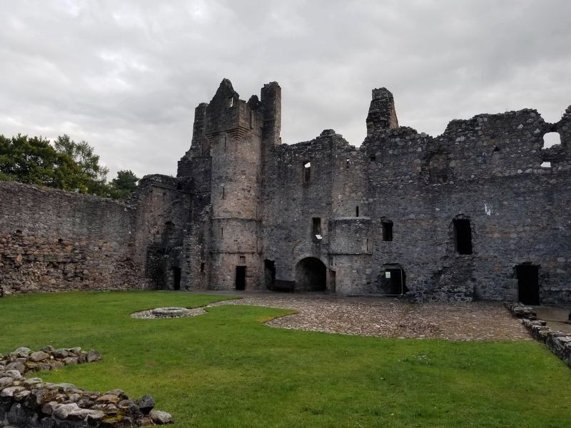 Balvenie Castle Interior Courtyard. Click for full size. Balvenie Castle Interior Courtyard image. Click for full size.