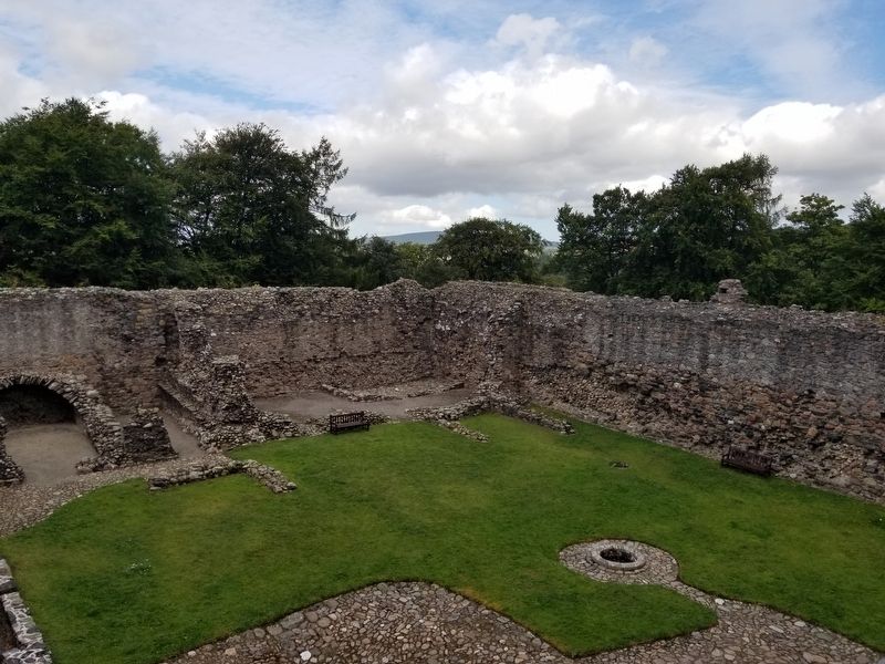 Balvenie Castle Interior Courtyard. Click for full size. Balvenie Castle Interior Courtyard image. Click for full size.