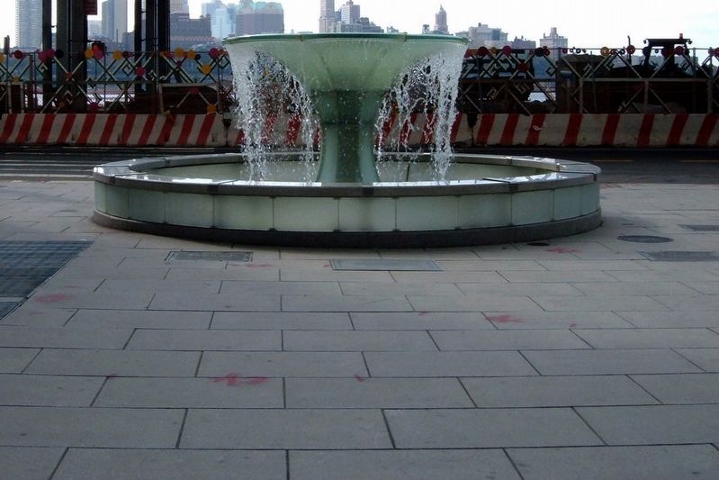 Deutsche Bank Memorial Fountain Marker. Click for full size. Deutsche Bank Memorial Fountain Marker image. Click for full size.