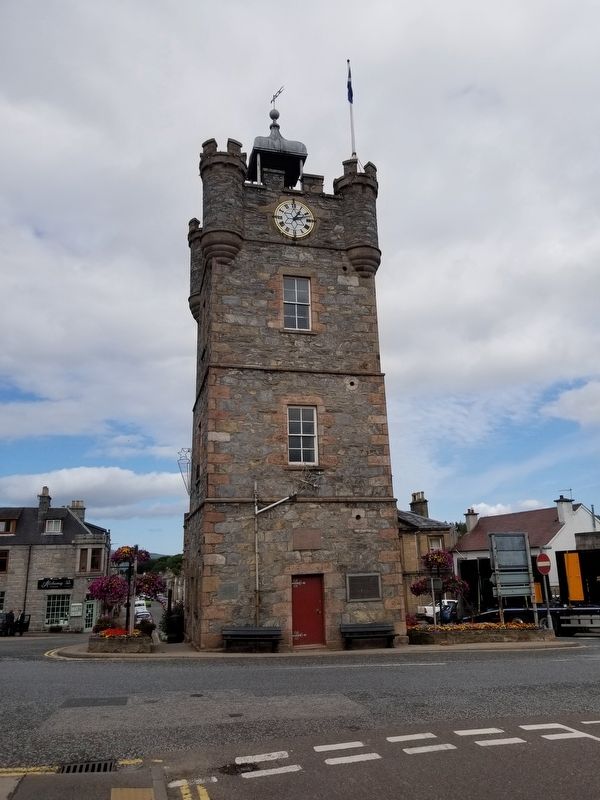 The Dufftown Clock Tower. Click for full size. The Dufftown Clock Tower image. Click for full size.