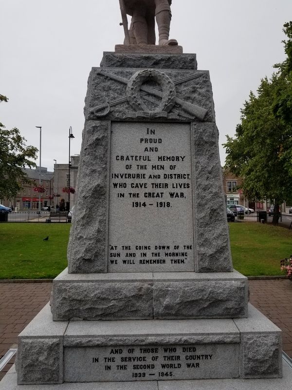 Inverurie War Memorial image. Click for full size.