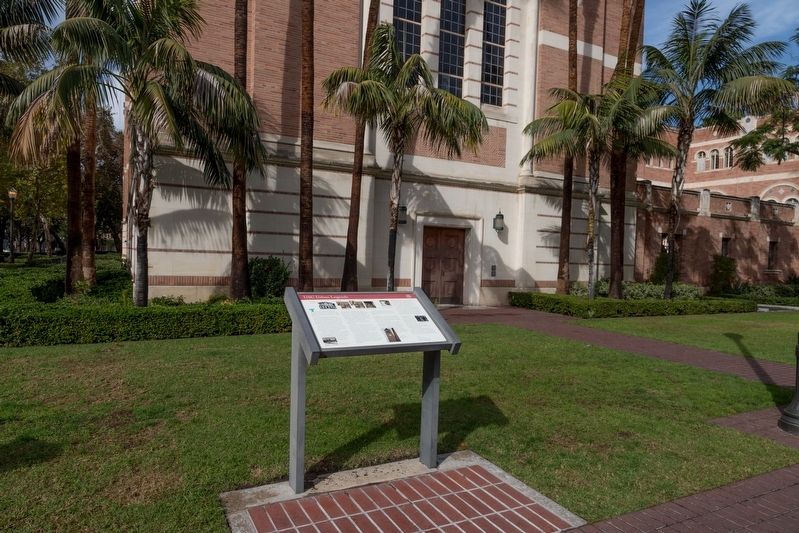 USC Urban Legends Interpretive Panel. Click for full size. USC Urban Legends Interpretive Panel image. Click for full size.