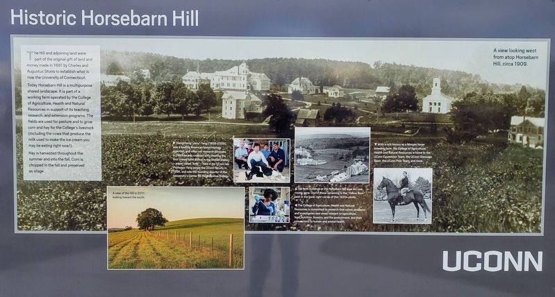 Historic Horsebarn Hill Marker. Click for full size. Historic Horsebarn Hill Marker image. Click for full size.
