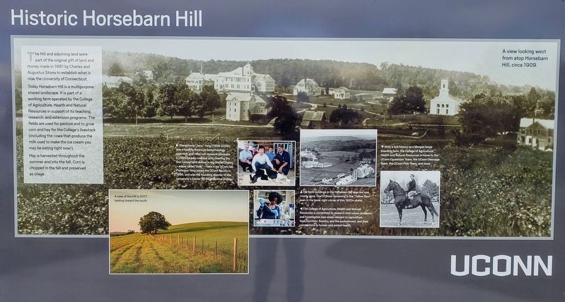 Historic Horsebarn Hill Marker image. Click for full size.