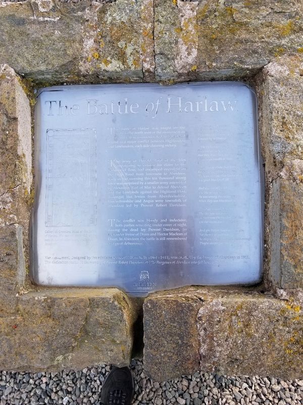 Battle of Harlaw Monument image. Click for full size.
