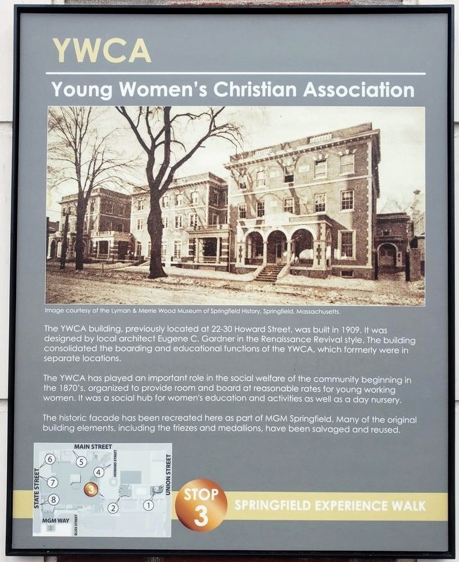 YWCA Marker image. Click for full size.