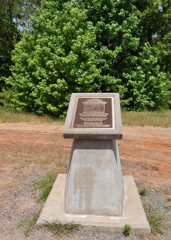 Bonnie Parker and Clyde Barrow Ambush Site Marker image. Click for full size.