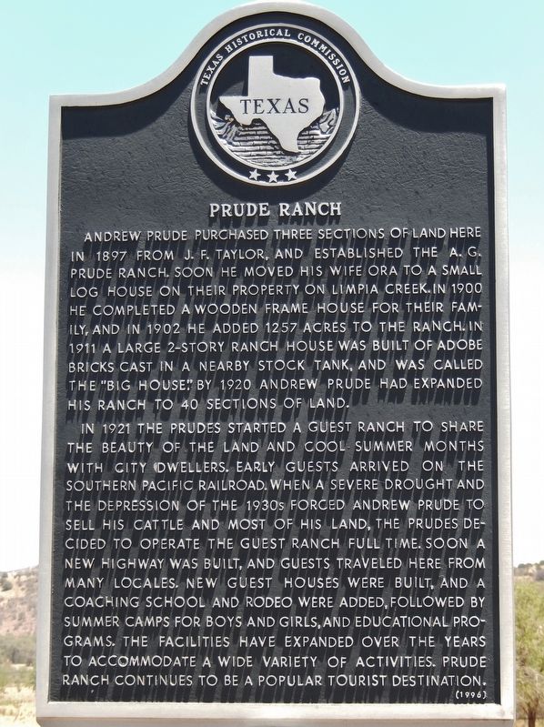 Prude Ranch Marker image. Click for full size.