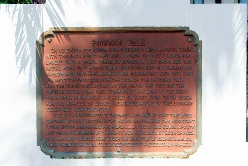 Pioneer Hole Marker image. Click for full size.