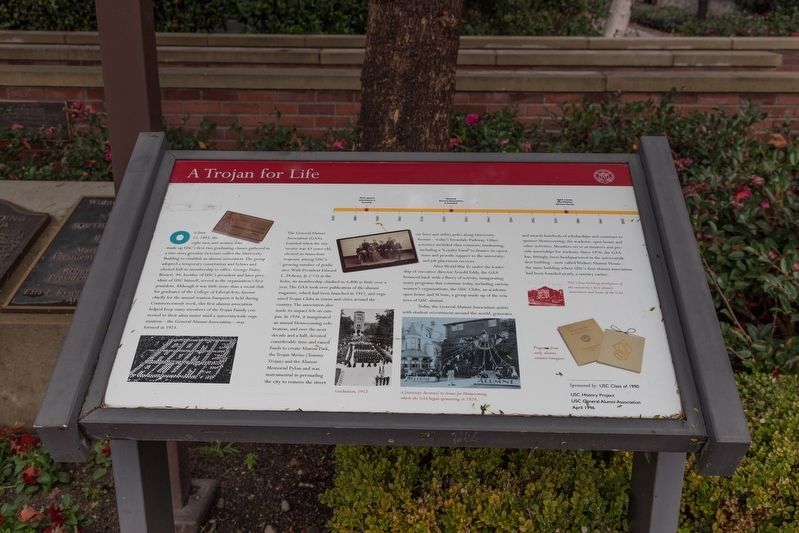 A Trojan for Life Interpretive Panel image. Click for full size.