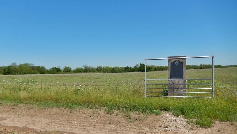Smiley-Woodfin Native Prairie Grassland Marker (<i>wide view</i>). Click for full size. Smiley-Woodfin Native Prairie Grassland Marker (<i>wide view</i>) image. Click for full size.