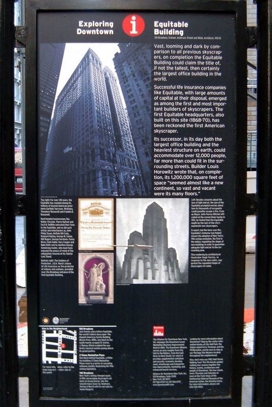 Equitable Building Marker, 2002 image. Click for full size.