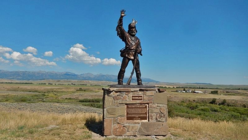 "Thunder Jack" Statue (<i>located beside marker at pull-out</i>) image. Click for full size.