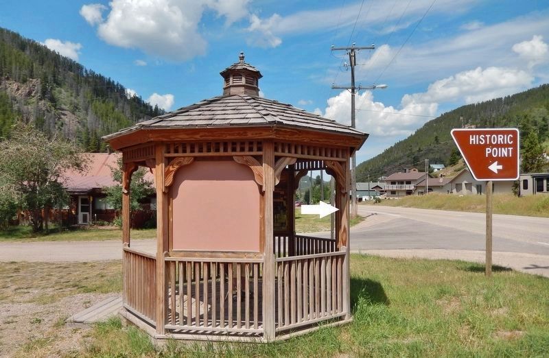 Neihart Mining District Interpretive Kiosk (<i>marker located on right/east side of kiosk</i>). Click for full size. Neihart Mining District Interpretive Kiosk (<i>marker located on right/east side of kiosk</i>) image. Click for full size.