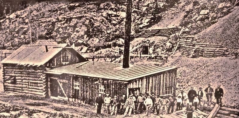 Marker detail: The Florence Mine. Click for full size. Marker detail: The Florence Mine image. Click for full size.