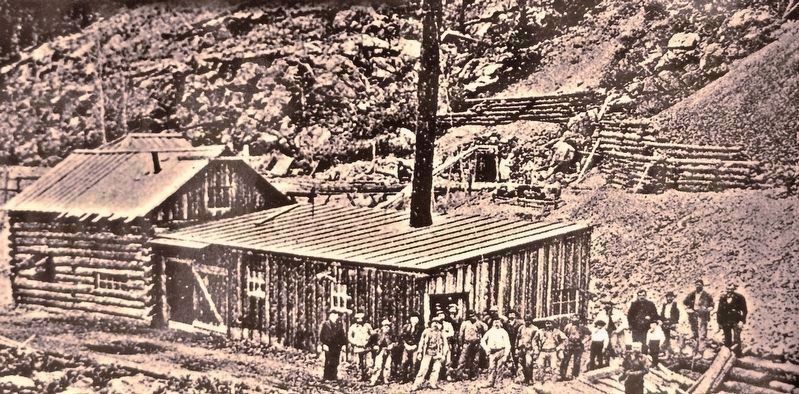 Marker detail: The Florence Mine image. Click for full size.