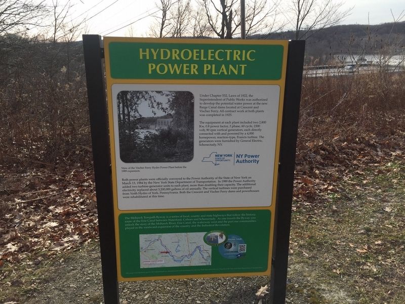 Hydroelectric Power Plant Marker. Click for full size. Hydroelectric Power Plant Marker image. Click for full size.