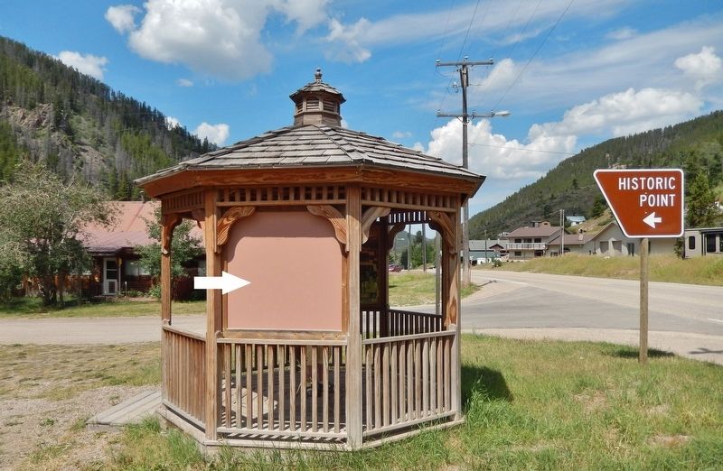 Neihart Mining District Interpretive Kiosk (<i>marker located on south side of kiosk</i>) image. Click for full size.