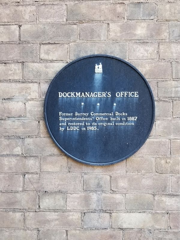 Dockmanagers Office Marker image. Click for full size.