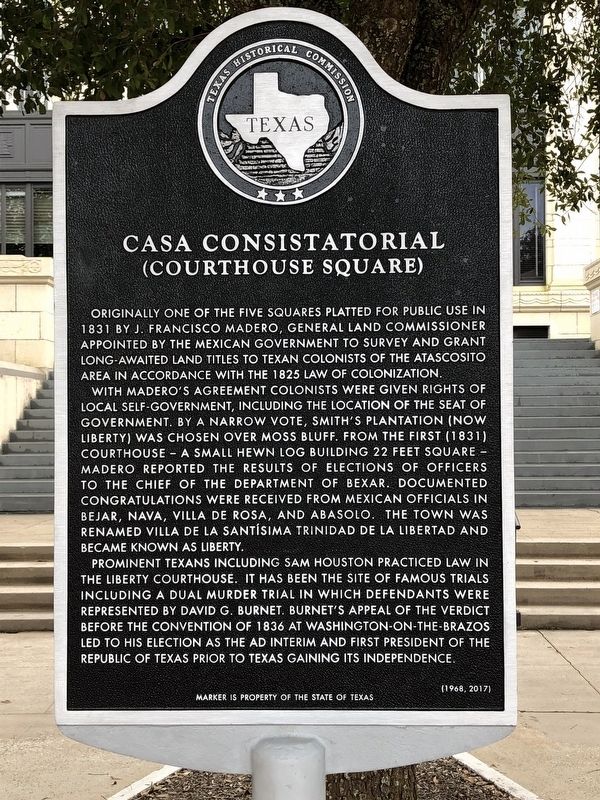 Casa Consistatorial (Courthouse Square) Marker. Click for full size. Casa Consistatorial (Courthouse Square) Marker image. Click for full size.
