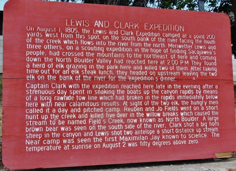 Lewis & Clark Expedition Marker image. Click for full size.