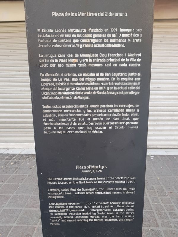 Plaza of Martyrs Marker image. Click for full size.