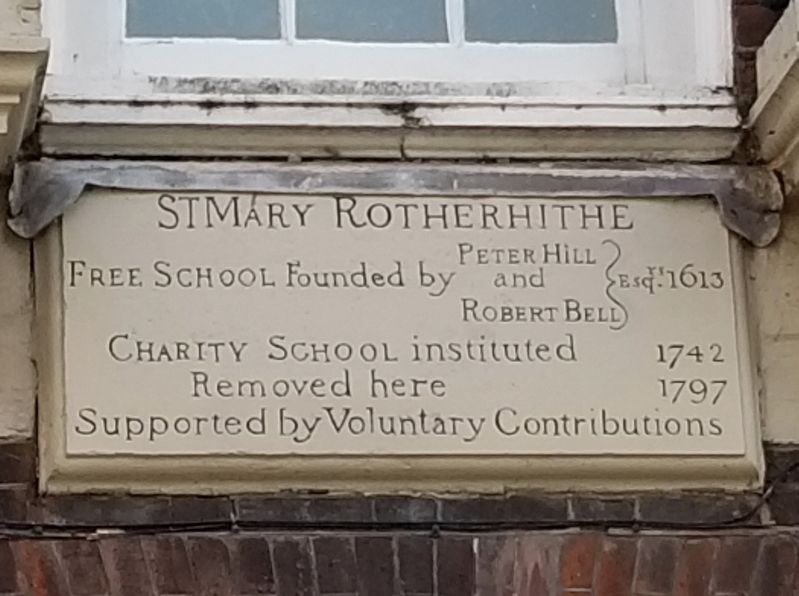 St Mary Rotherhithe Marker. Click for full size. St Mary Rotherhithe Marker image. Click for full size.