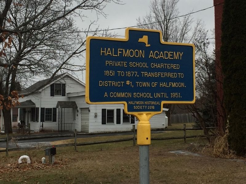 Halfmoon Academy Marker. Click for full size. Halfmoon Academy Marker image. Click for full size.