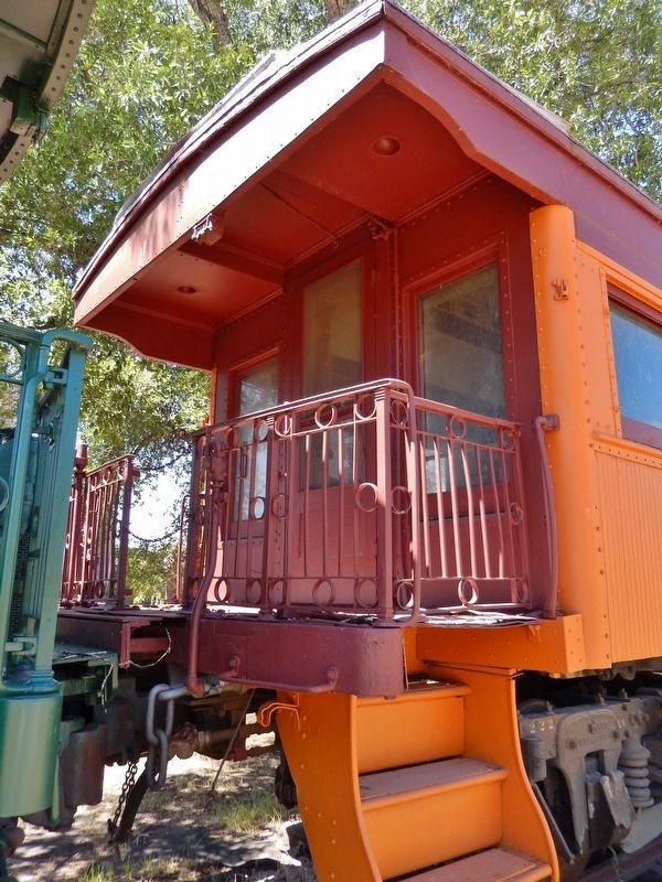 Milwaukee Road 222 Car Door (<i>view from marker</i>). Click for full size. Milwaukee Road 222 Car Door (<i>view from marker</i>) image. Click for full size.