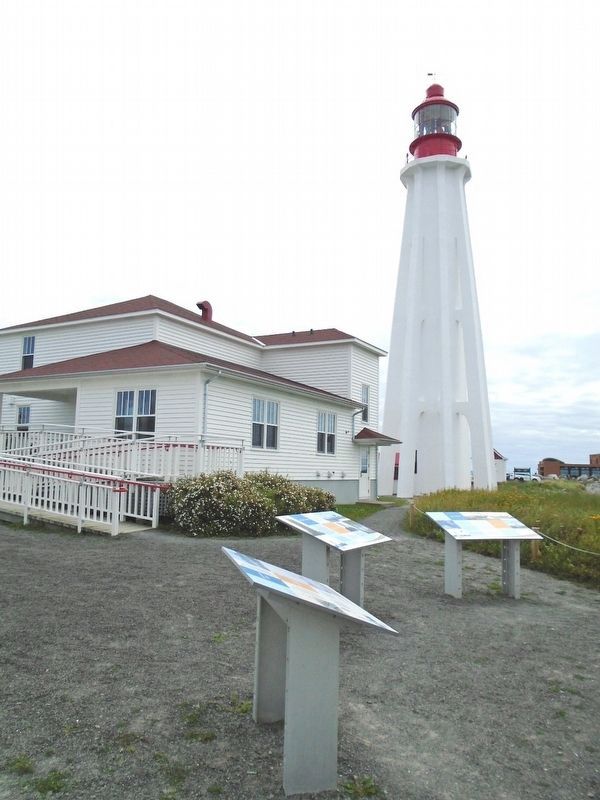 Les premiers phares / The first lighthouses Marker image. Click for full size.