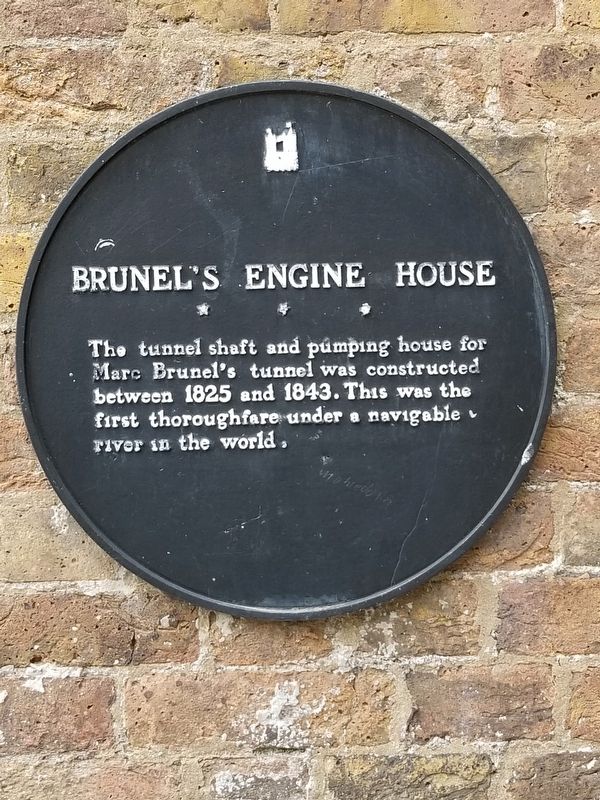 Brunel’s Engine House Marker. Click for full size. Brunel’s Engine House Marker image. Click for full size.