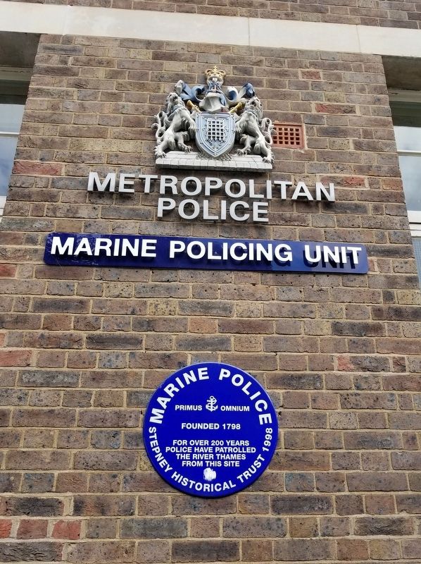 Marine Police Marker. Click for full size. Marine Police Marker image. Click for full size.