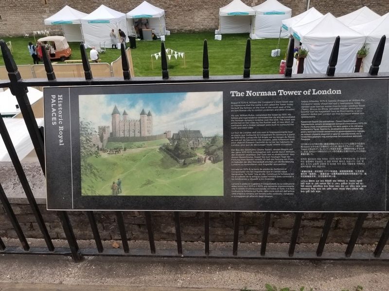 The Norman Tower of London Marker image. Click for full size.