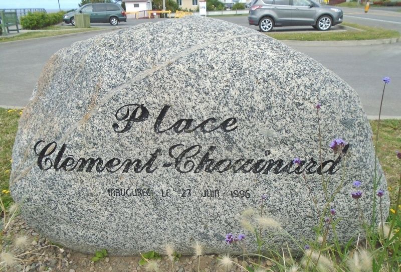 <i>Place Cl�ment-Chouinard Plaza</i> Sign image. Click for full size.