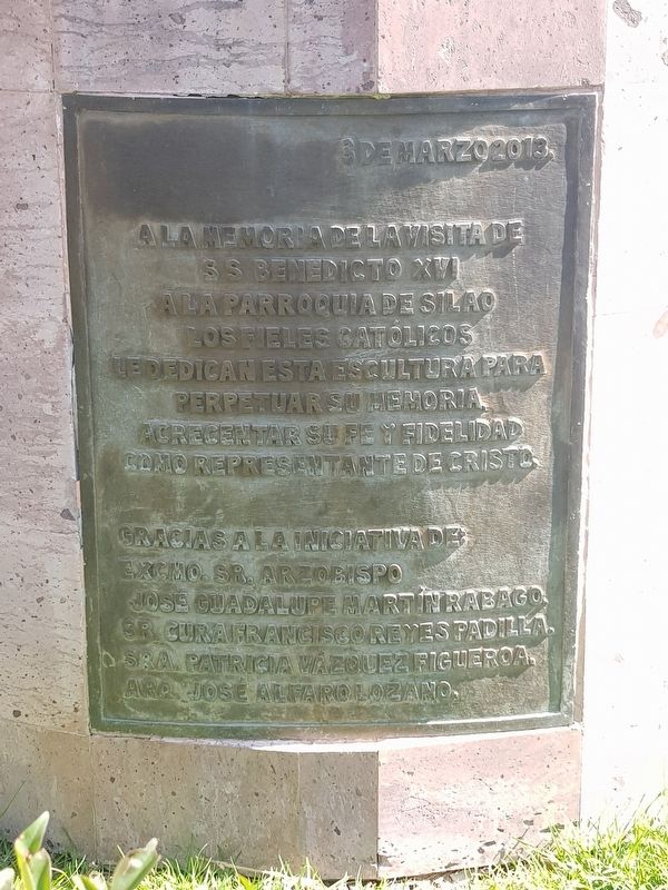 Pope Benedict XVI's Visit to Silao Marker image. Click for full size.