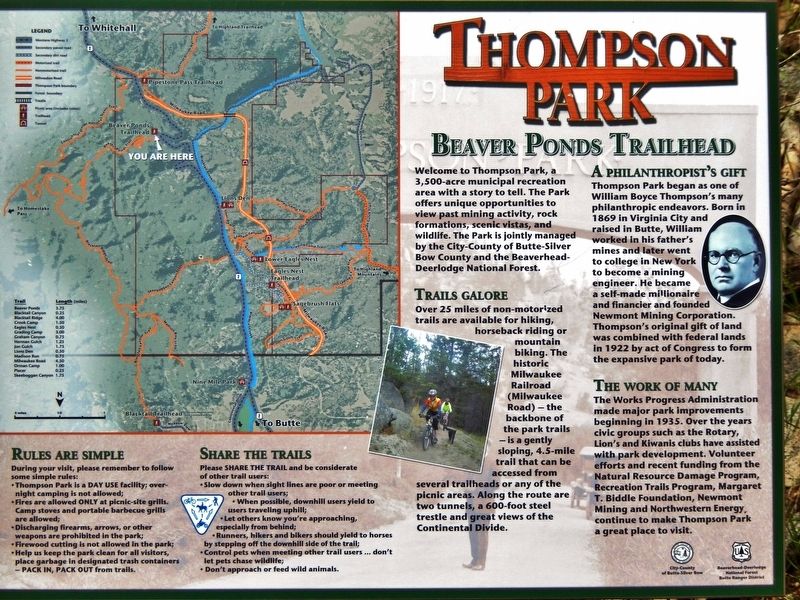 Thompson Park Marker image. Click for full size.