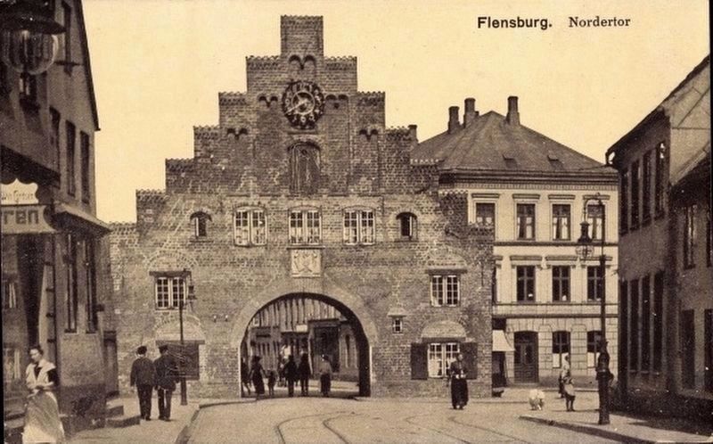 <i>Flensburg. Nordertor</i>. Click for full size. <i>Flensburg. Nordertor</i> image. Click for full size.