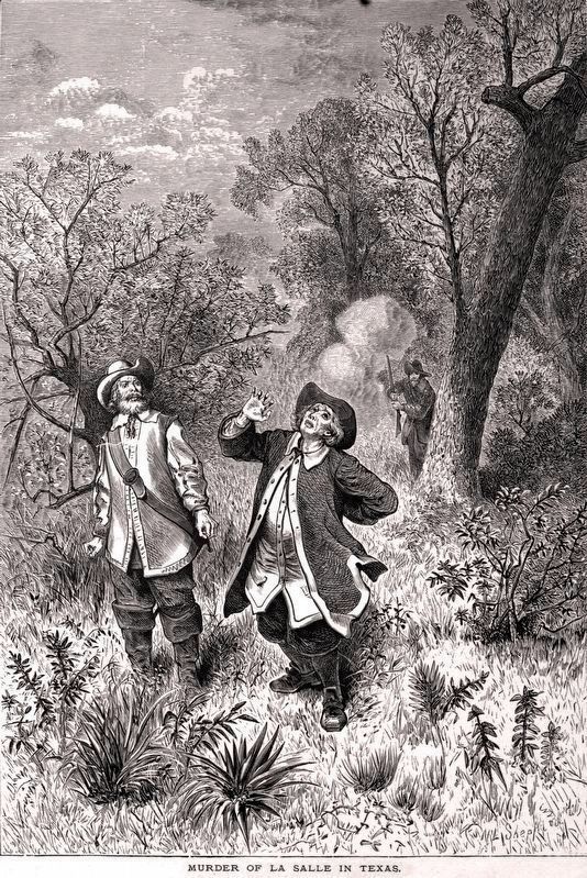 Murder of La Salle in Texas. Click for full size. Murder of La Salle in Texas image. Click for full size.