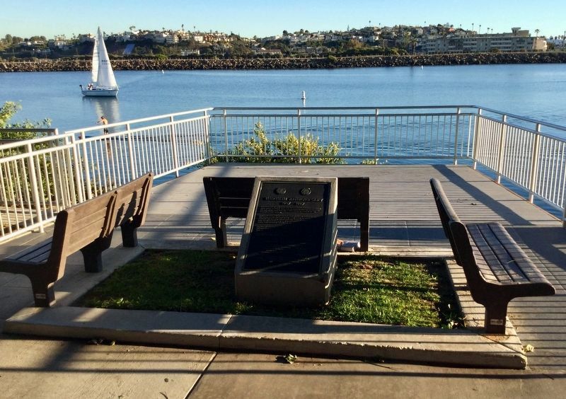 Marina Del Rey Marker. Click for full size. Marina Del Rey Marker image. Click for full size.