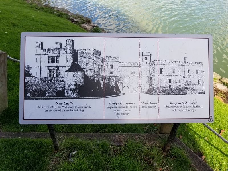 Leeds Castle Alterations Marker image. Click for full size.