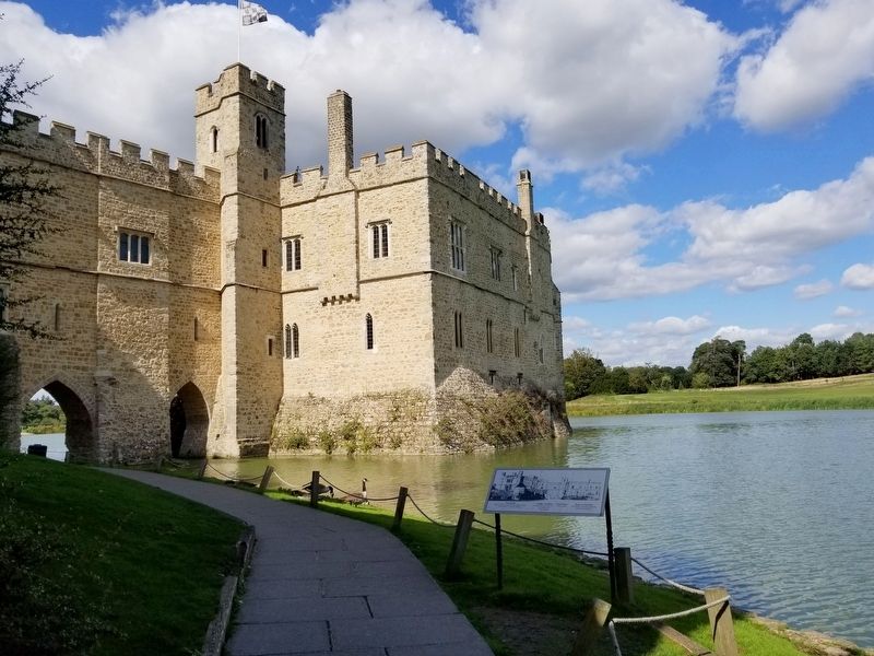 Leeds Castle Alterations Marker. Click for full size. Leeds Castle Alterations Marker image. Click for full size.