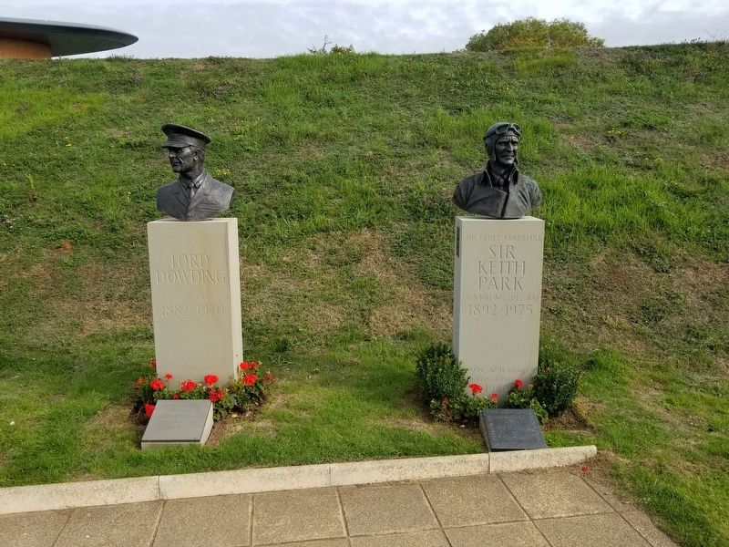 Lord Dowding and Sir Keith Park image. Click for full size.