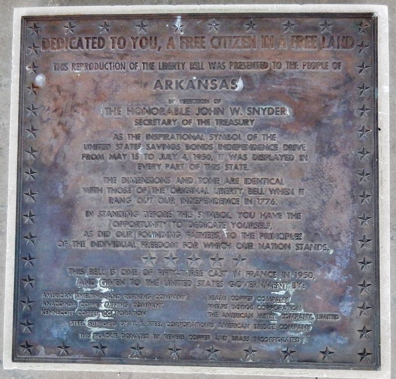 Dedicated to You, A Free Citizen in a Free Land Marker. Click for full size. Dedicated to You, A Free Citizen in a Free Land Marker image. Click for full size.