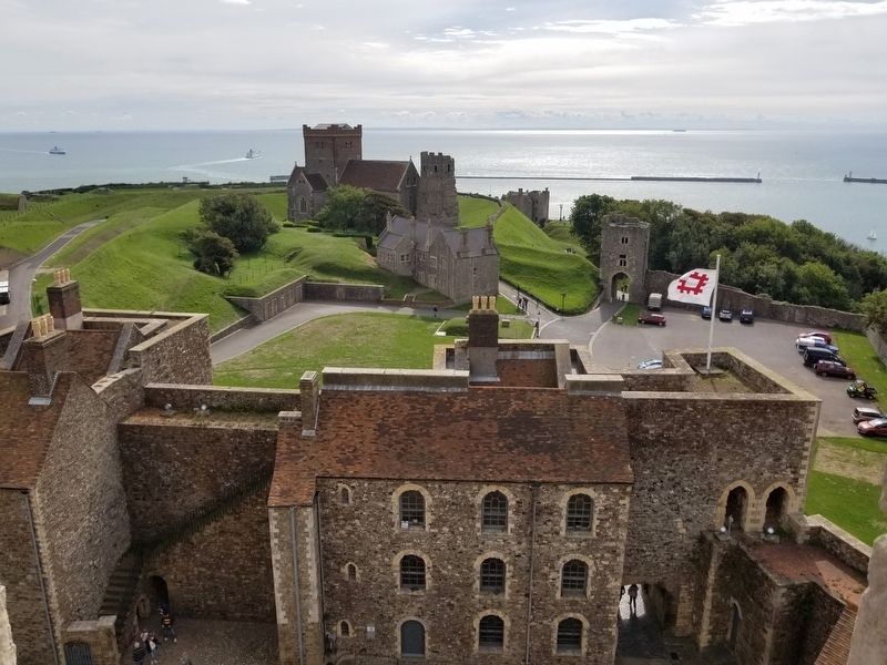 Buildings of Dover Castle Depicted on the Marker image. Click for full size.