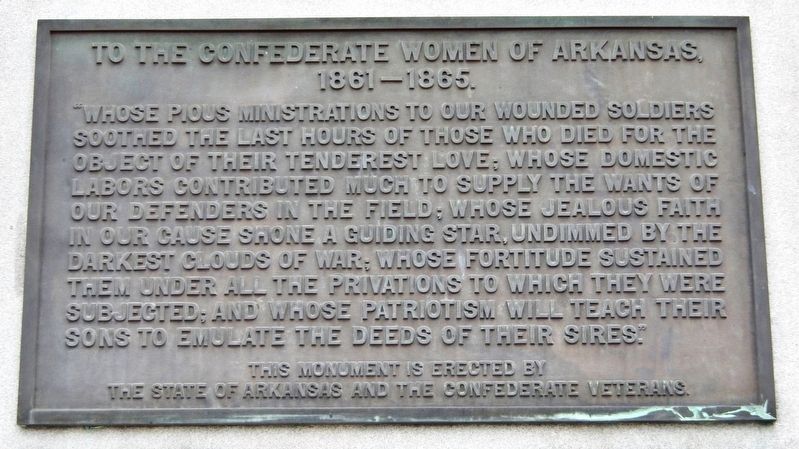 Confederate Women of Arkansas Memorial image. Click for full size.