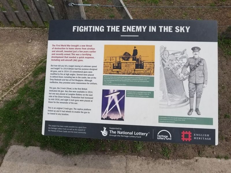 Fighting the Enemy in the Sky Marker image. Click for full size.